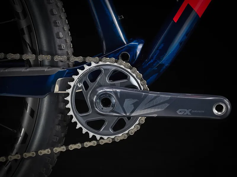 TREK Supercaliber 9.8 GX AXS Full Suspension XC Mountain Bike in Blue-4